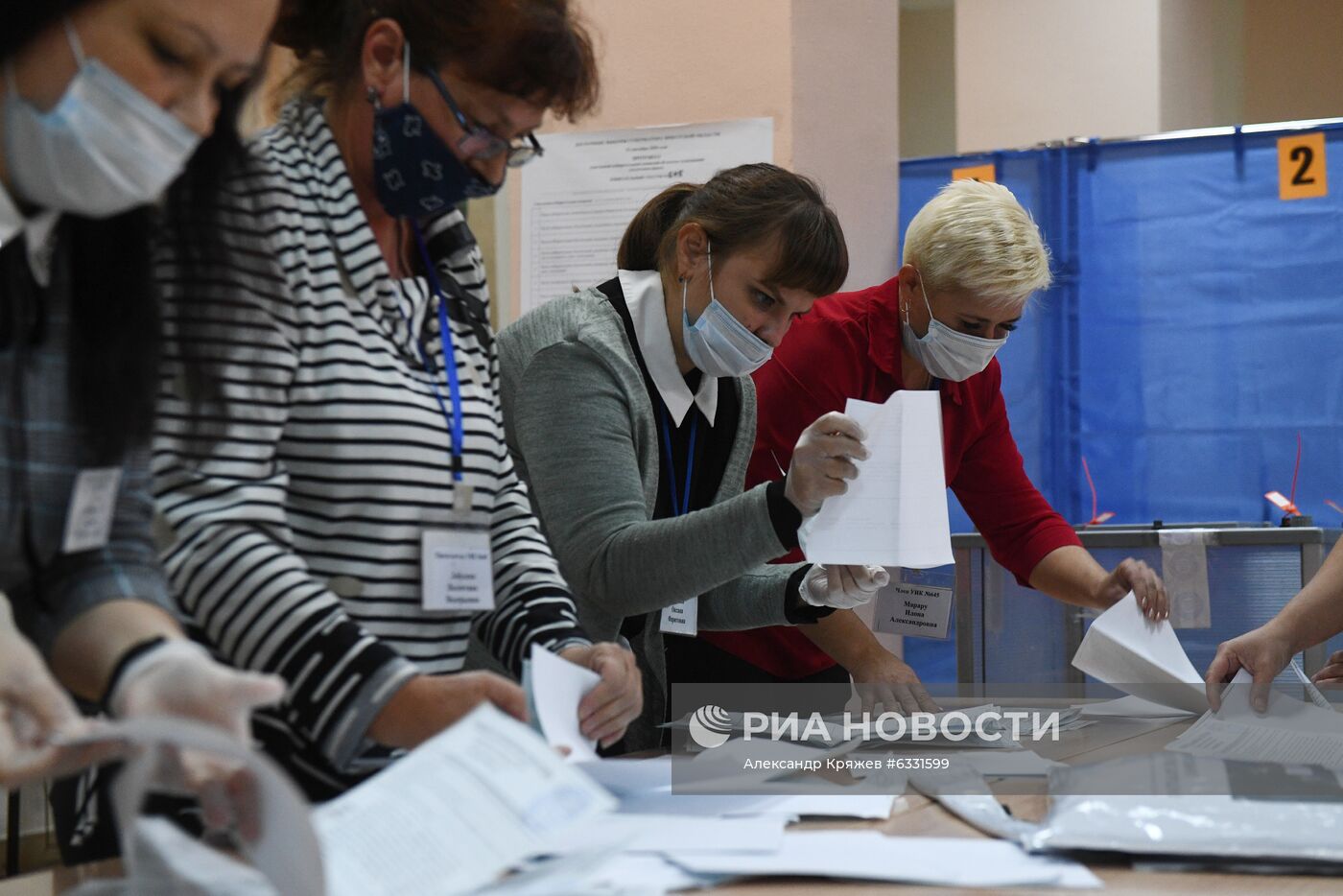 Подсчет голосов на выборах в единый день голосования 