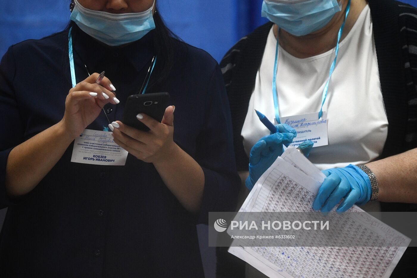 Подсчет голосов на выборах в единый день голосования 