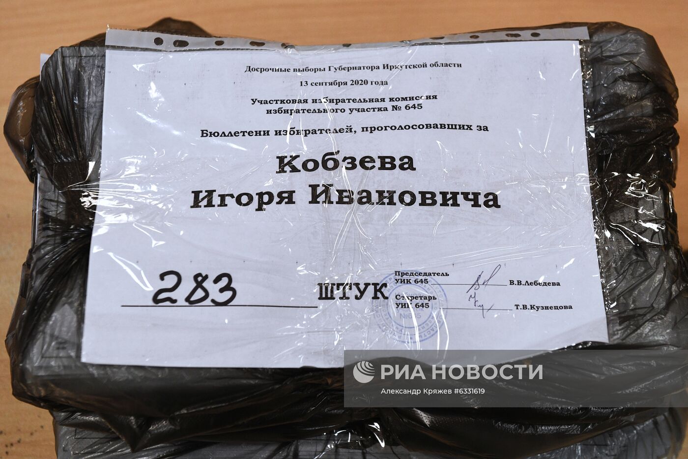 Подсчет голосов на выборах в единый день голосования