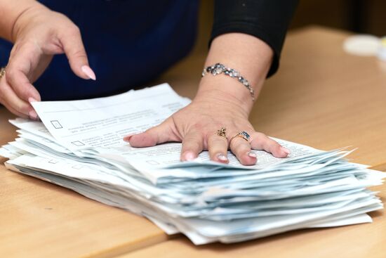 Подсчет голосов на выборах в единый день голосования 