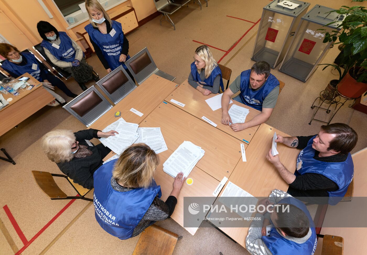 Подсчет голосов на выборах в единый день голосования 