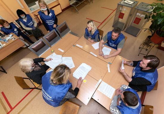 Подсчет голосов на выборах в единый день голосования 