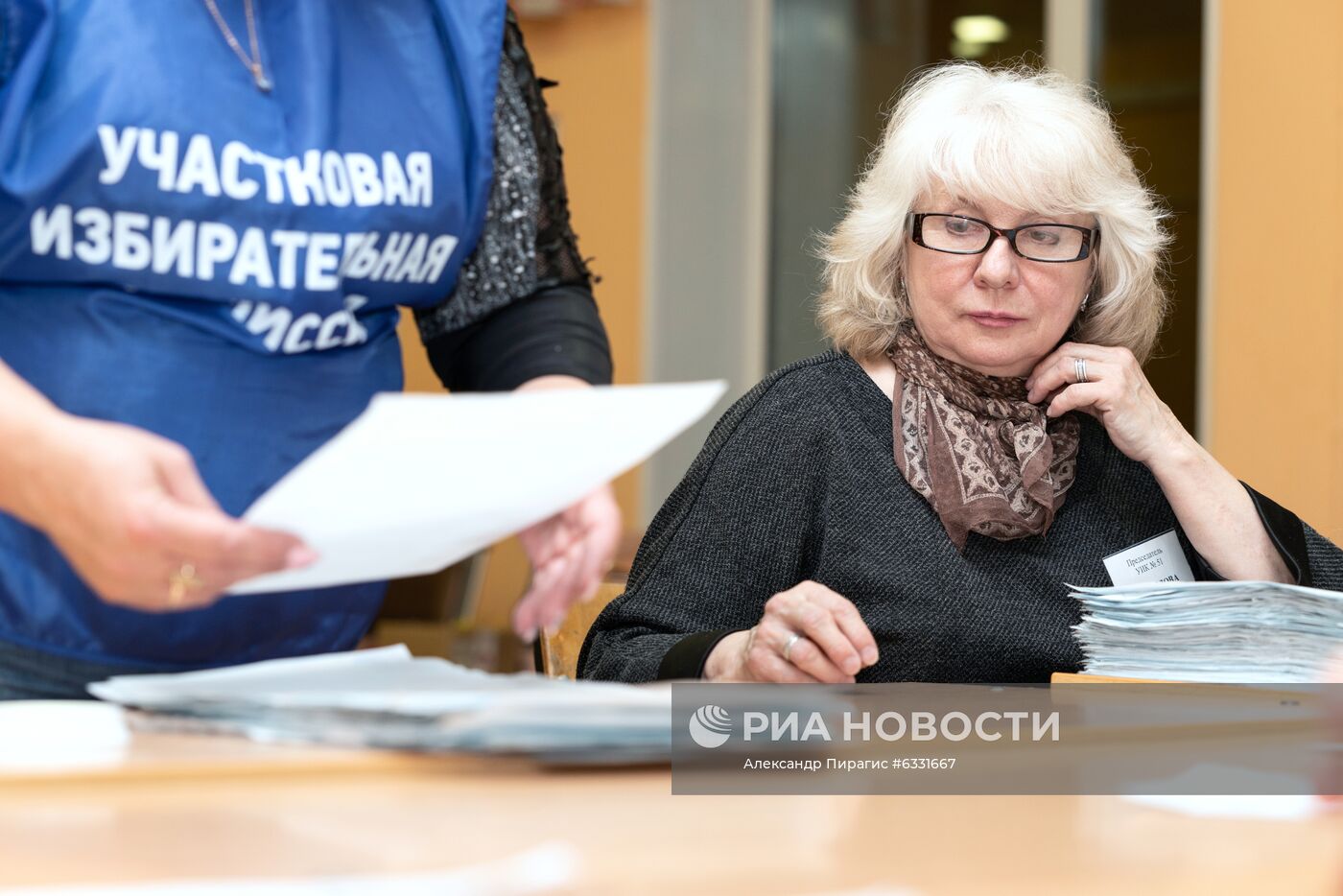 Подсчет голосов на выборах в единый день голосования 