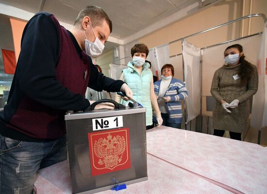 Подсчет голосов на выборах в единый день голосования 