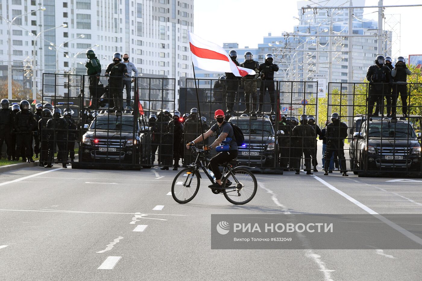 Несанкционированная акция оппозиции в Минске