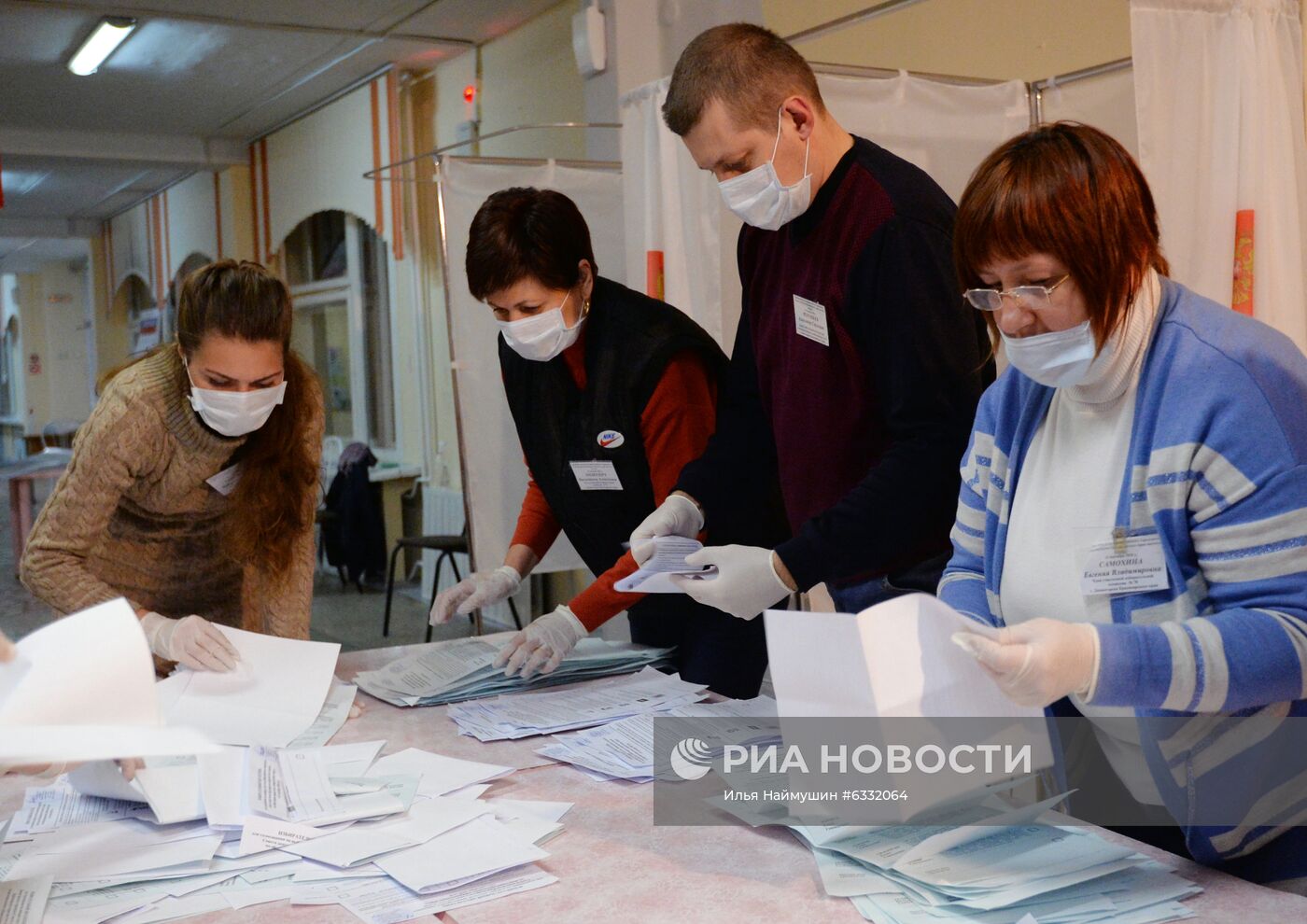 Подсчет голосов на выборах в единый день голосования 