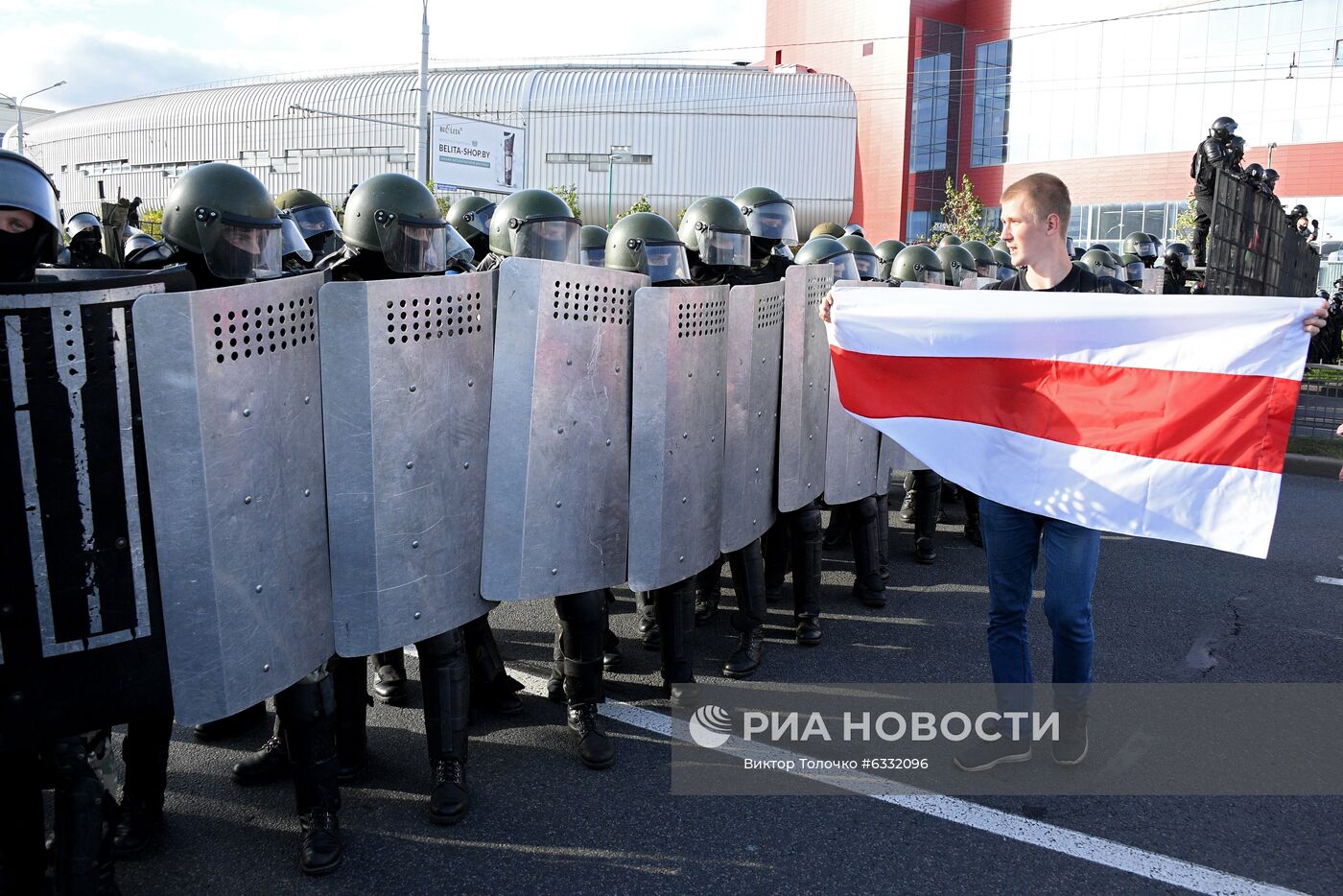 Несанкционированная акция оппозиции в Минске