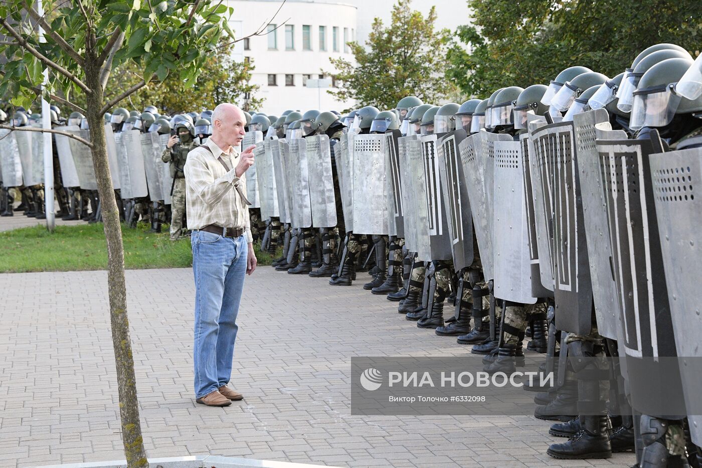 Несанкционированная акция оппозиции в Минске