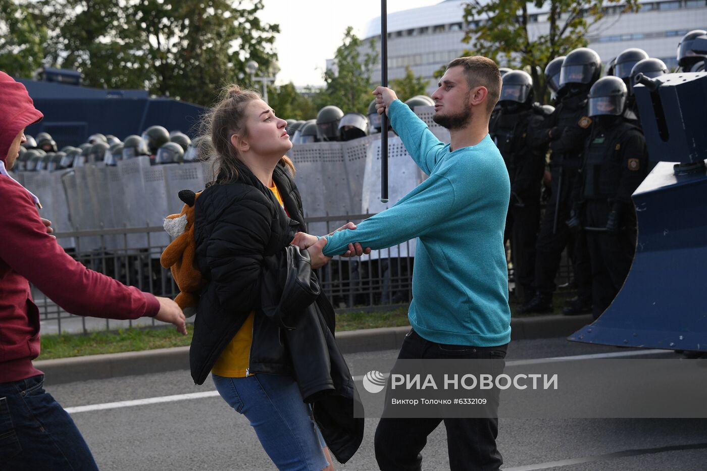 Несанкционированная акция оппозиции в Минске