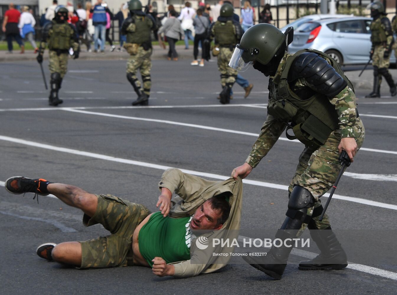 Несанкционированная акция оппозиции в Минске