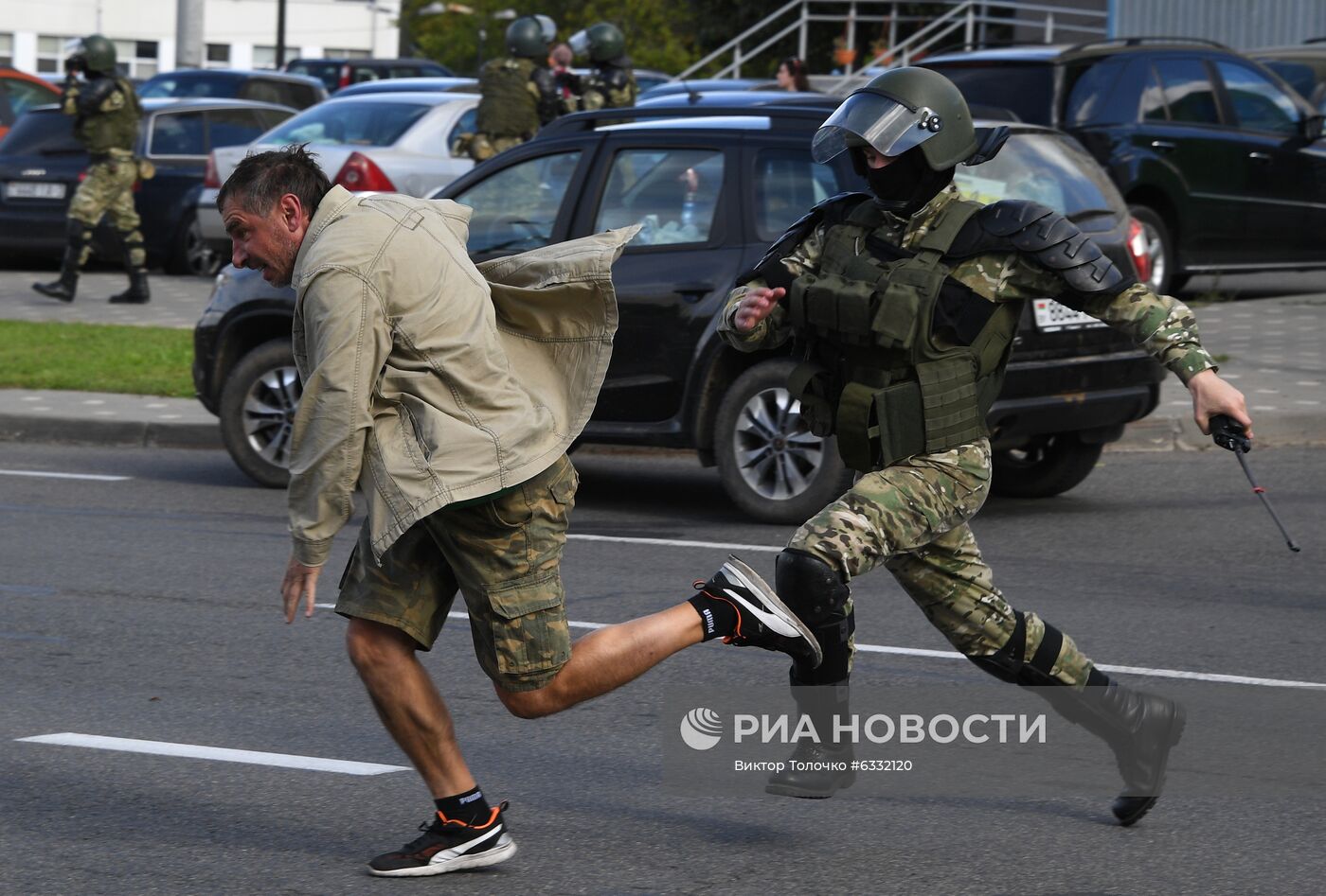 Несанкционированная акция оппозиции в Минске