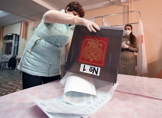 Подсчет голосов на выборах в единый день голосования 