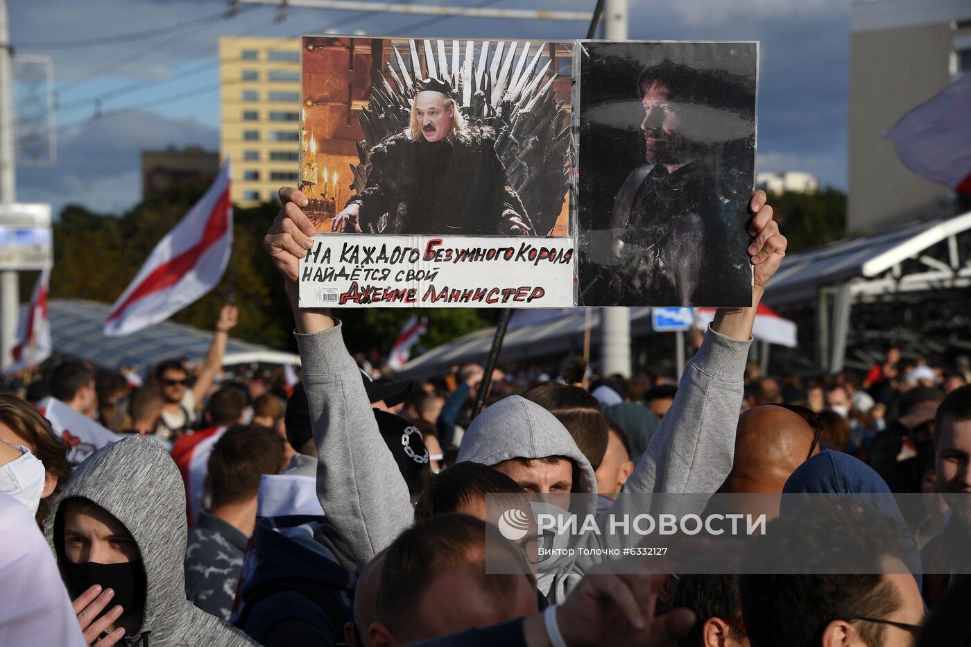 Несанкционированная акция оппозиции в Минске