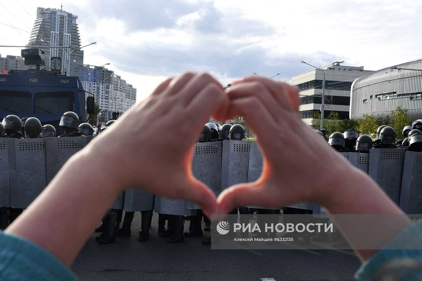 Несанкционированная акция оппозиции в Минске