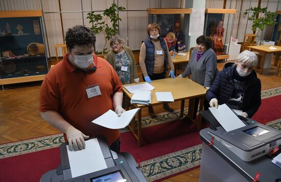 Подсчет голосов на выборах в единый день голосования 