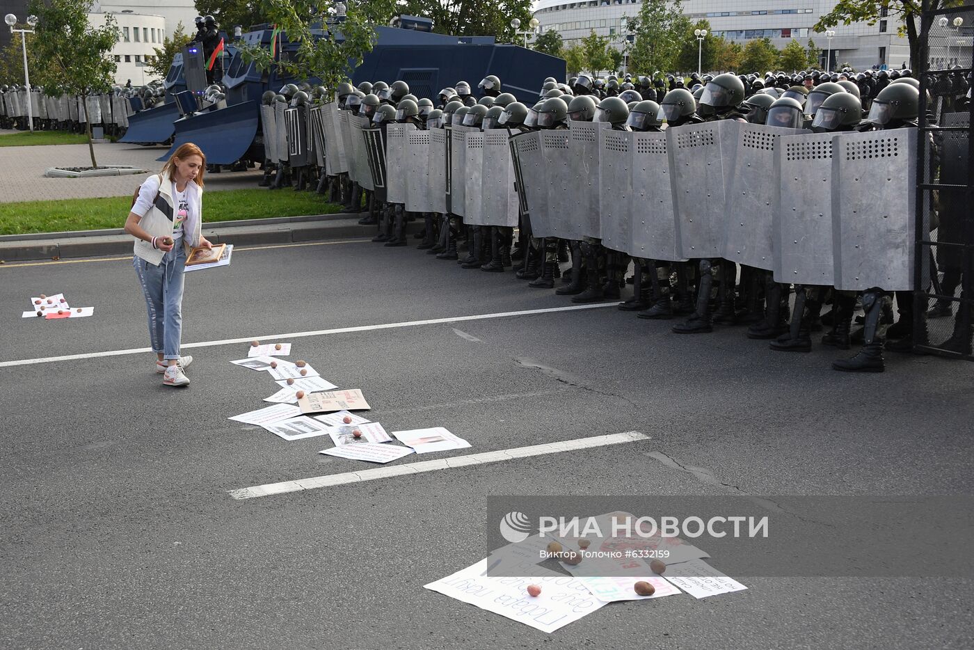 Несанкционированная акция оппозиции в Минске