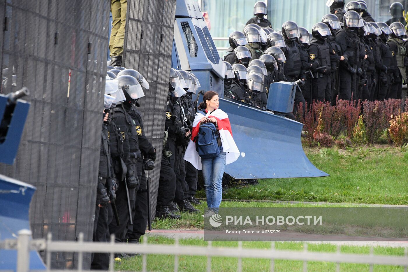 Несанкционированная акция оппозиции в Минске