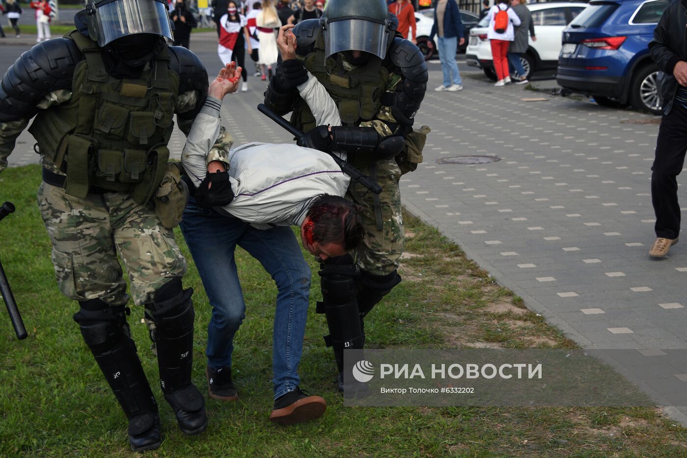 Несанкционированная акция оппозиции в Минске