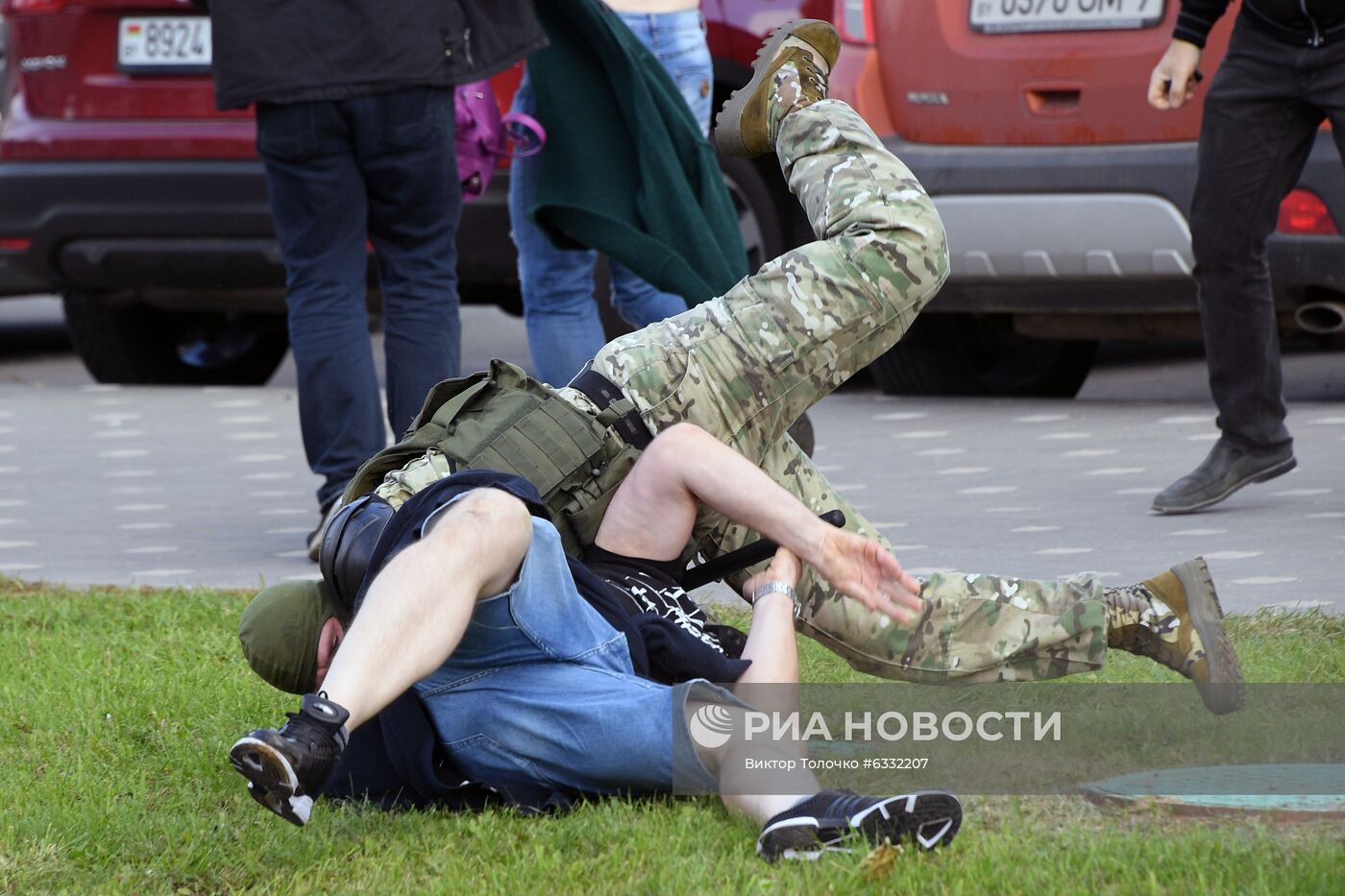 Несанкционированная акция оппозиции в Минске