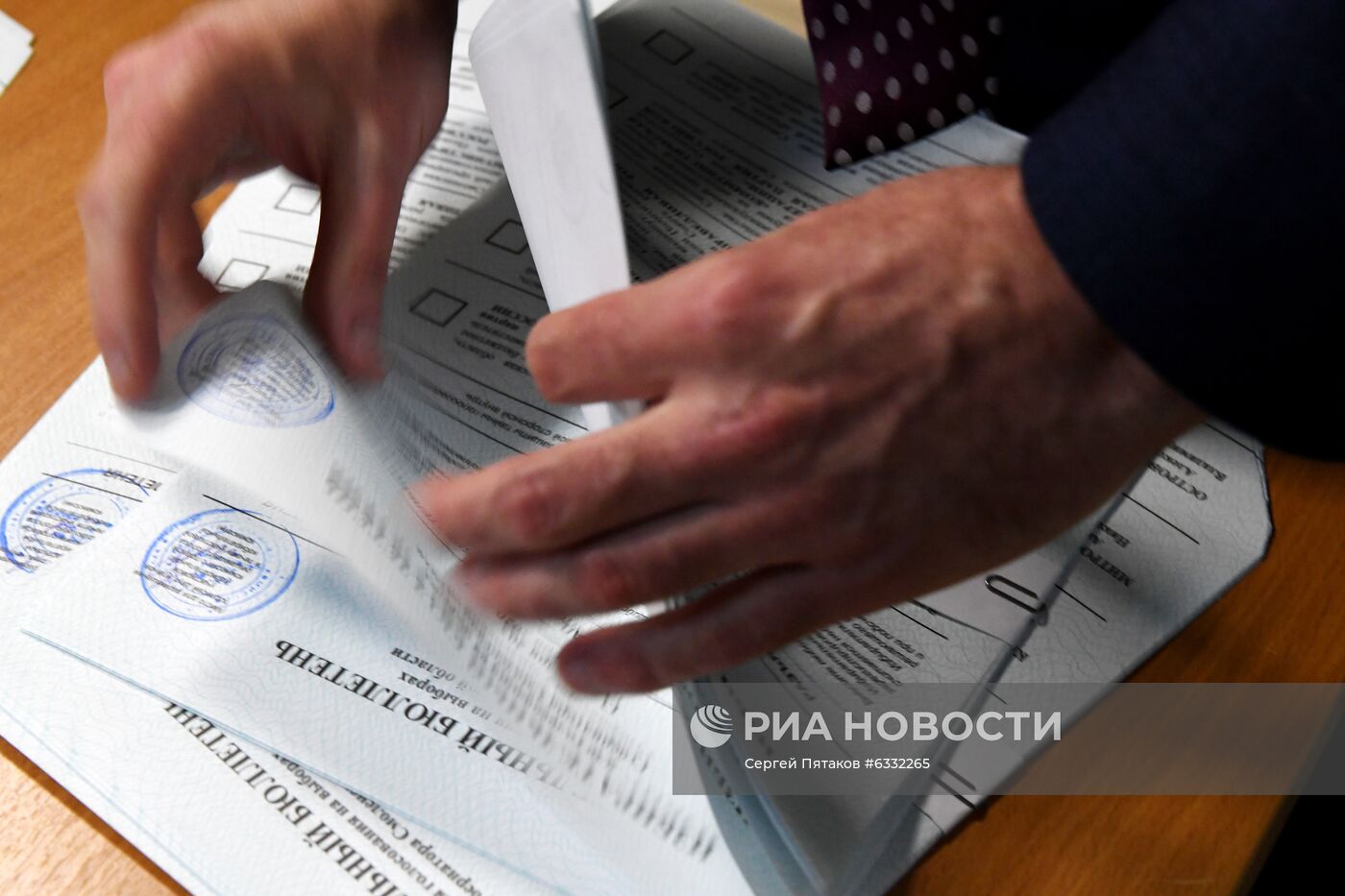 Подсчет голосов на выборах в единый день голосования 