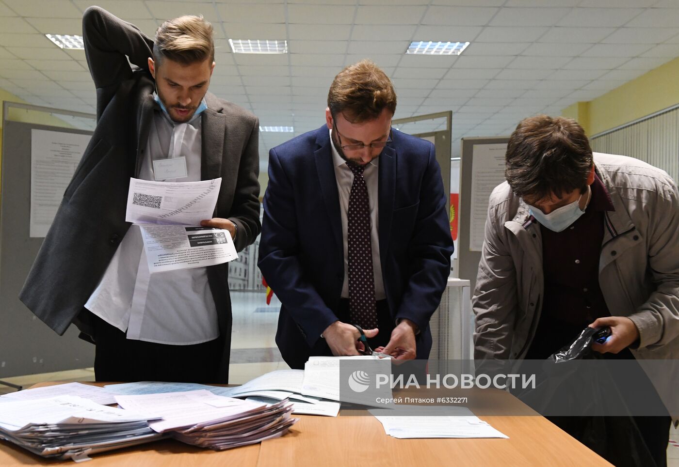 Подсчет голосов на выборах в единый день голосования 