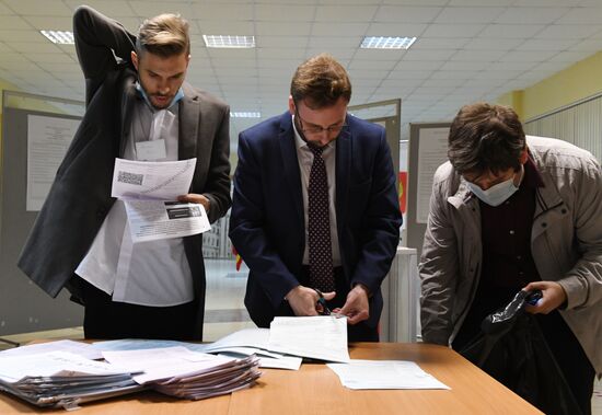 Подсчет голосов на выборах в единый день голосования 