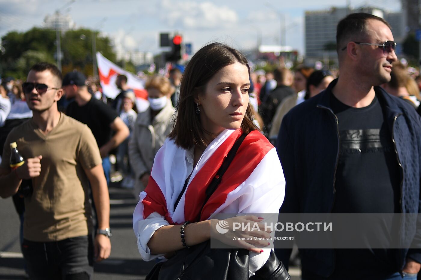 Несанкционированная акция оппозиции в Минске