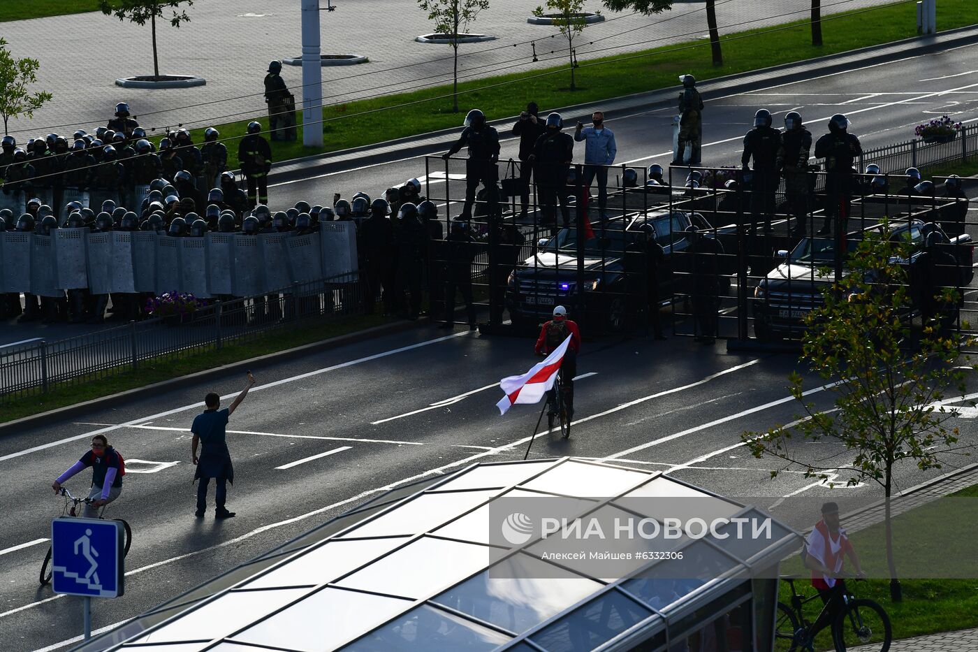 Несанкционированная акция оппозиции в Минске