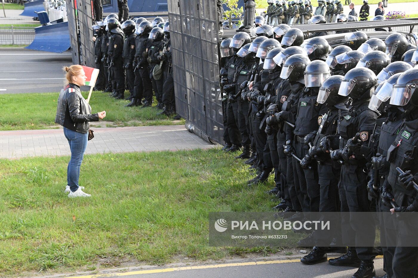 Несанкционированная акция оппозиции в Минске