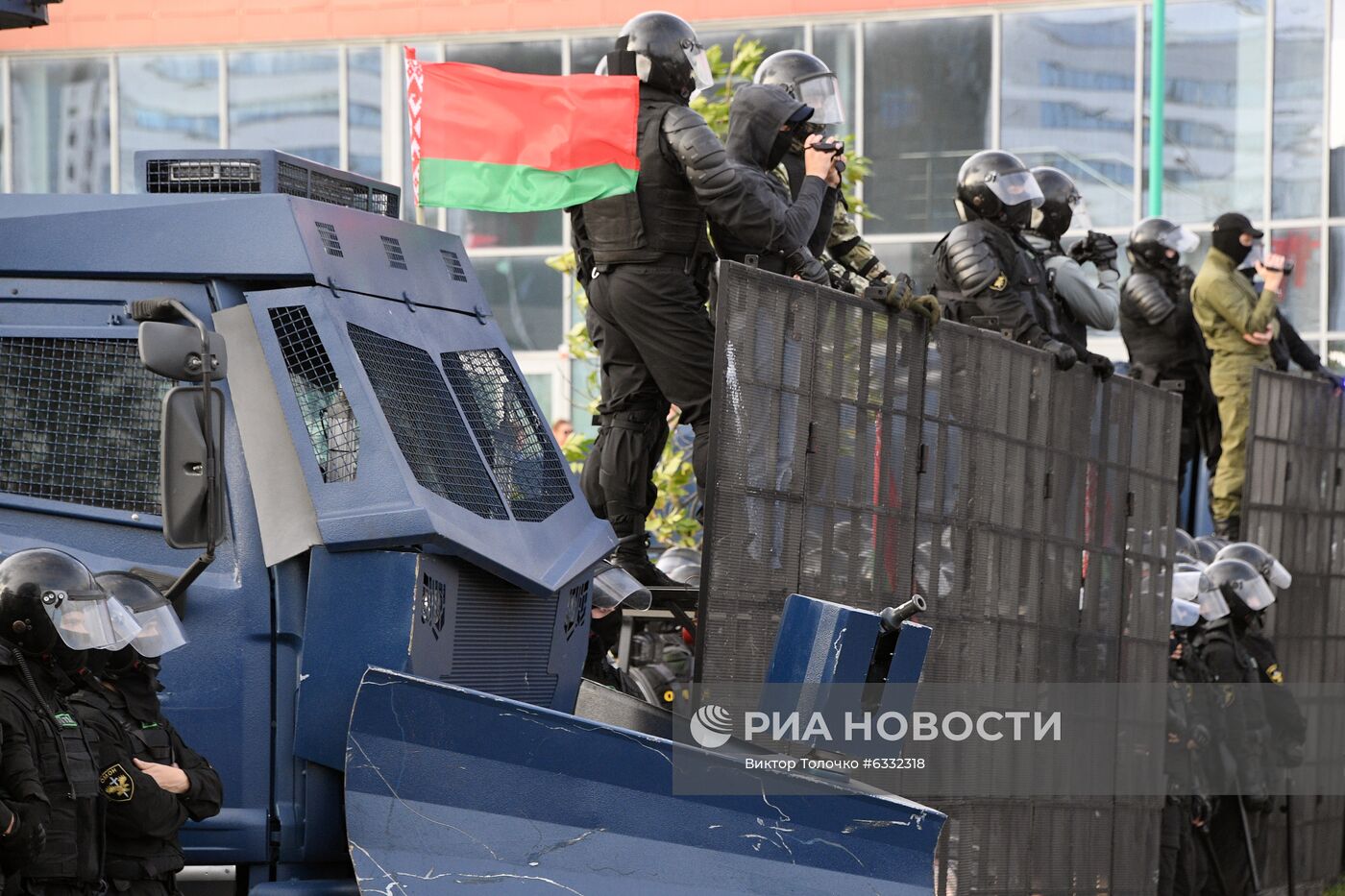 Несанкционированная акция оппозиции в Минске