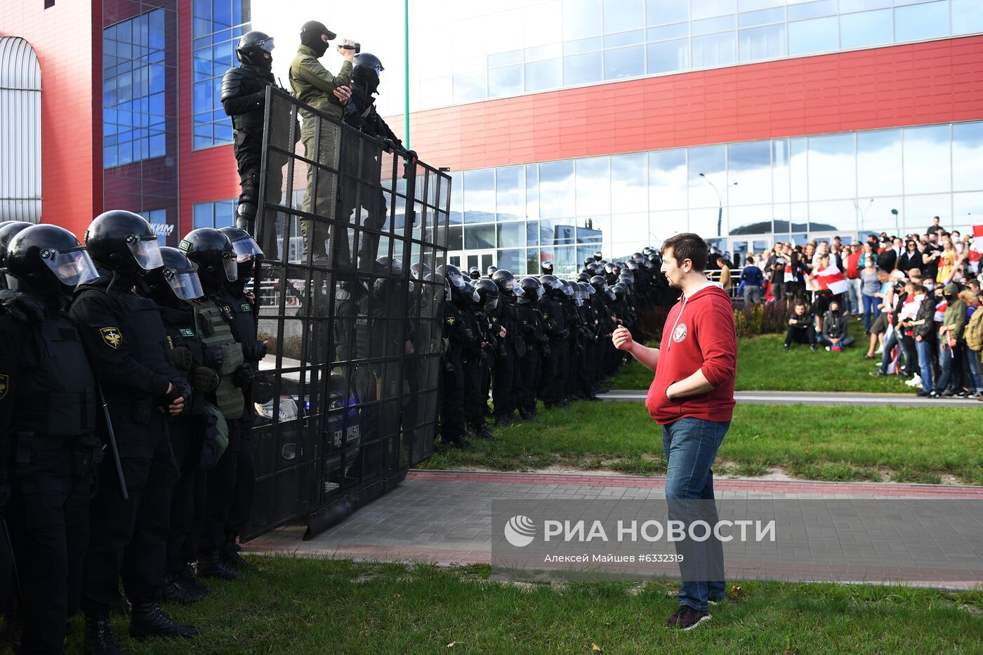 Несанкционированная акция оппозиции в Минске