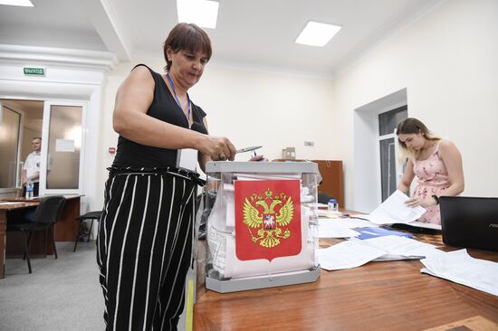 Подсчет голосов на выборах в единый день голосования 