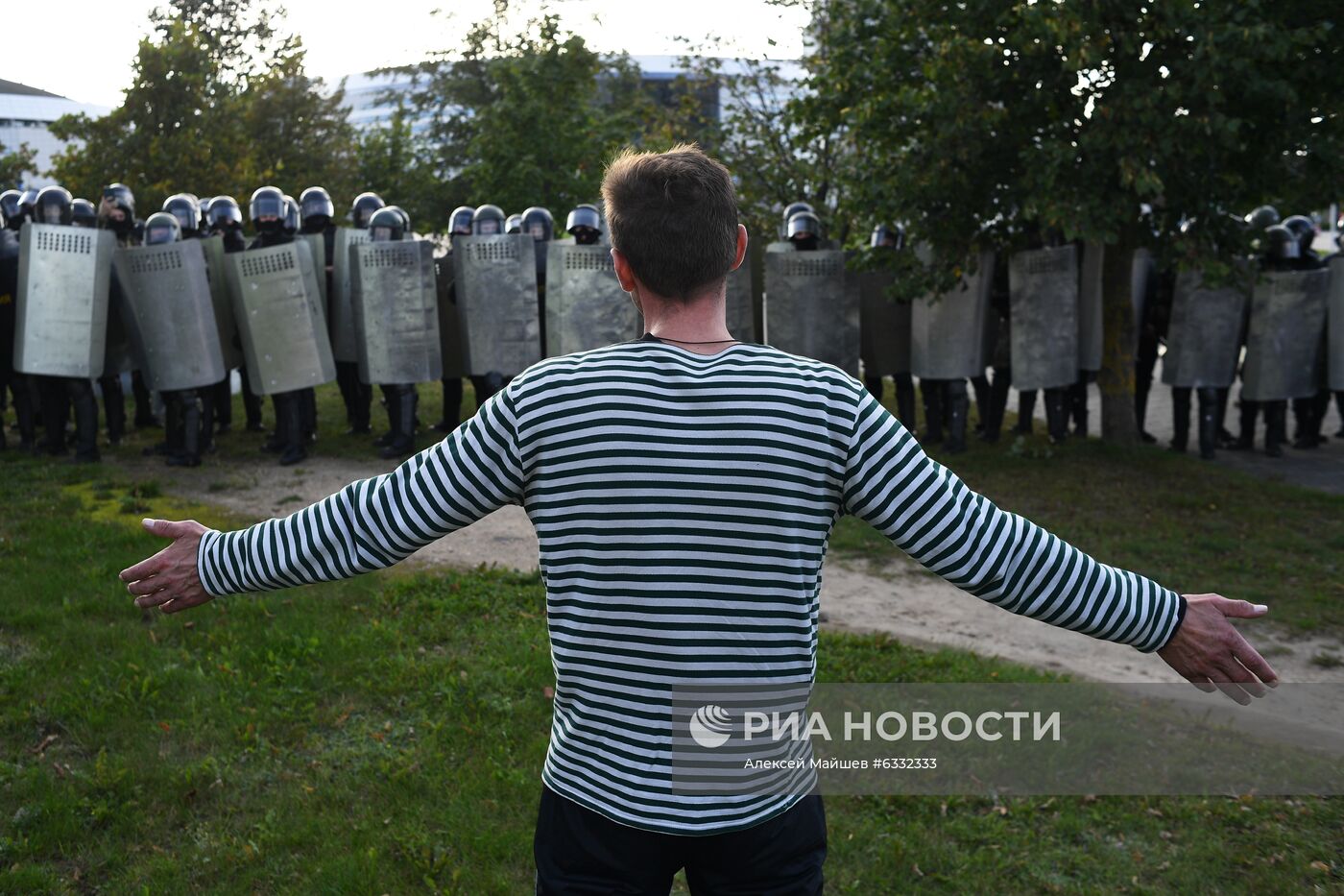 Несанкционированная акция оппозиции в Минске