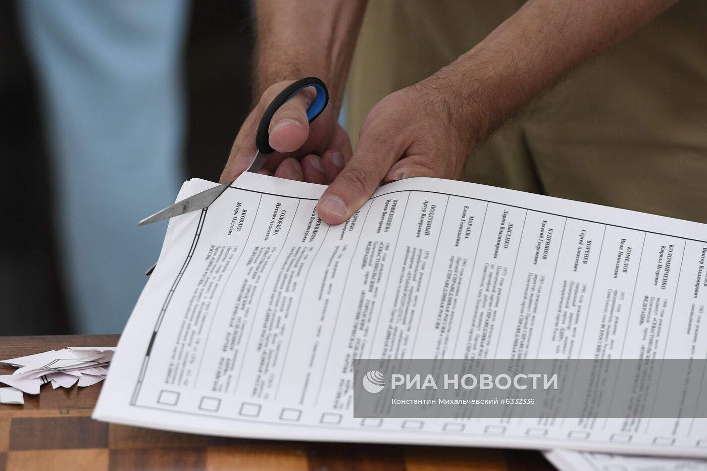 Подсчет голосов на выборах в единый день голосования 