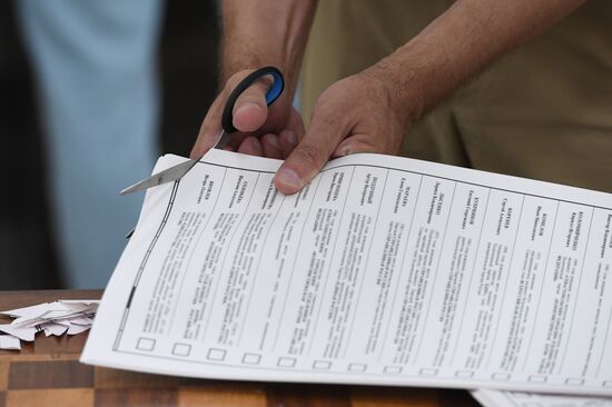 Подсчет голосов на выборах в единый день голосования 