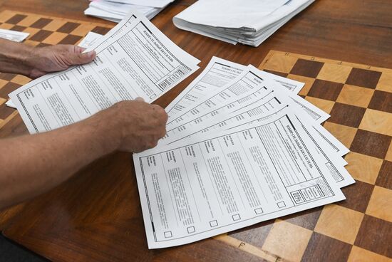 Подсчет голосов на выборах в единый день голосования 