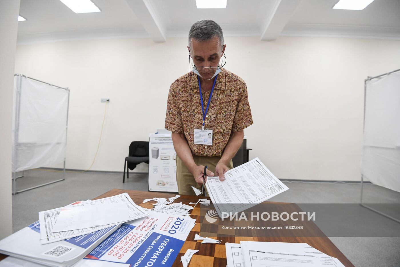 Подсчет голосов на выборах в единый день голосования 