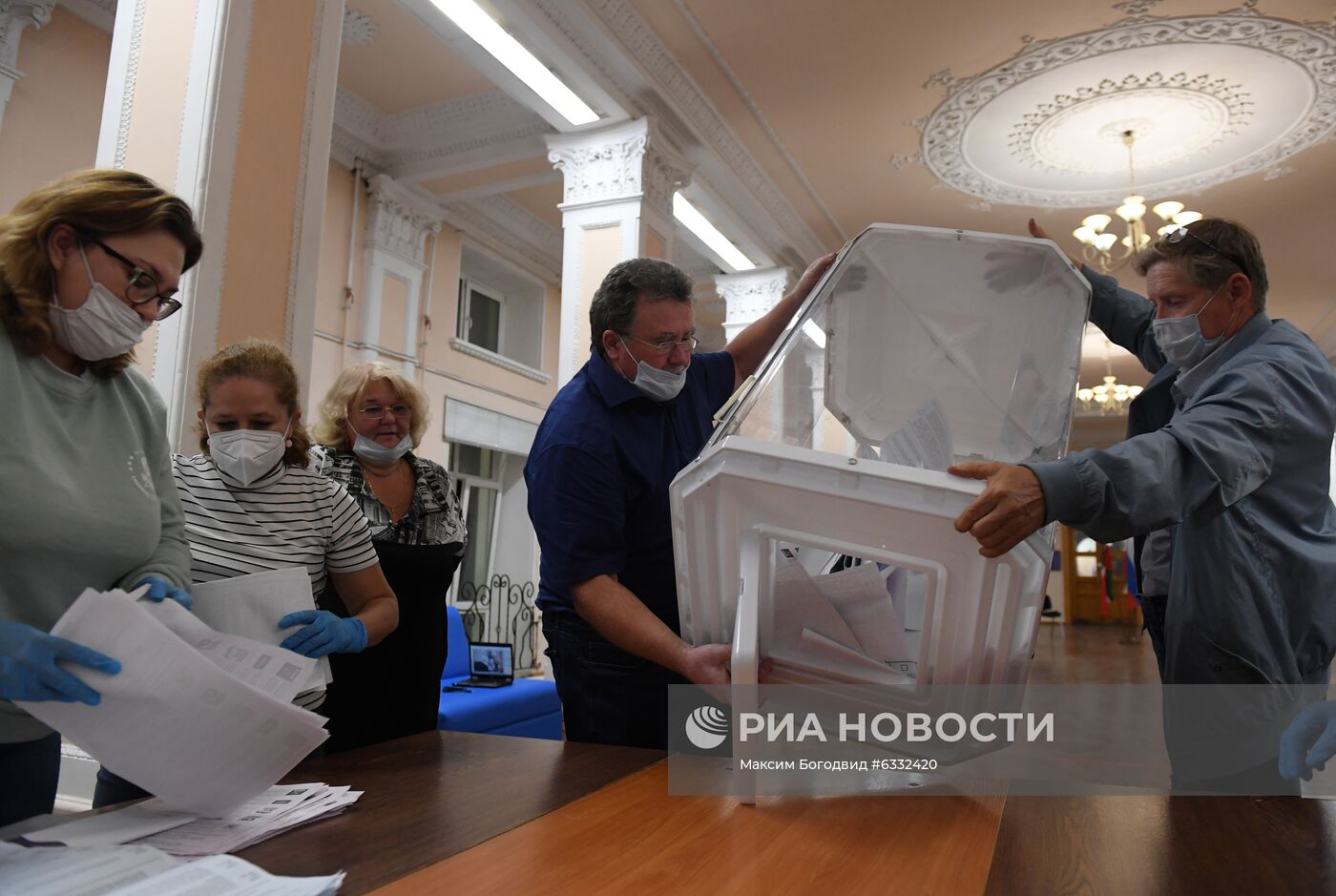 Подсчет голосов на выборах в единый день голосования 