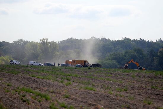 В Киевской области произошла разгерметизация газопровода "Уренгой-Помары-Ужгород"