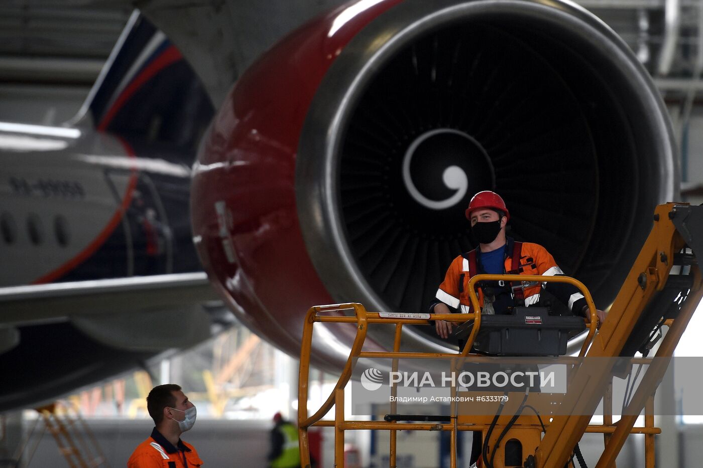 Презентация нового ангарного комплекса для техобслуживания самолетов "Аэрофлота" в Шереметьево