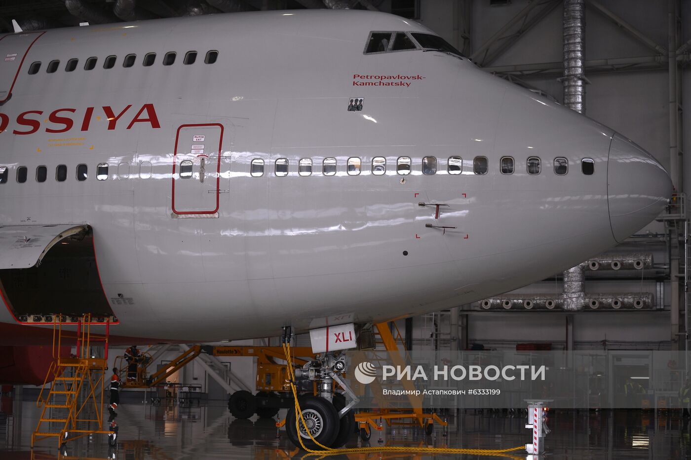 Презентация нового ангарного комплекса для техобслуживания самолетов "Аэрофлота" в Шереметьево