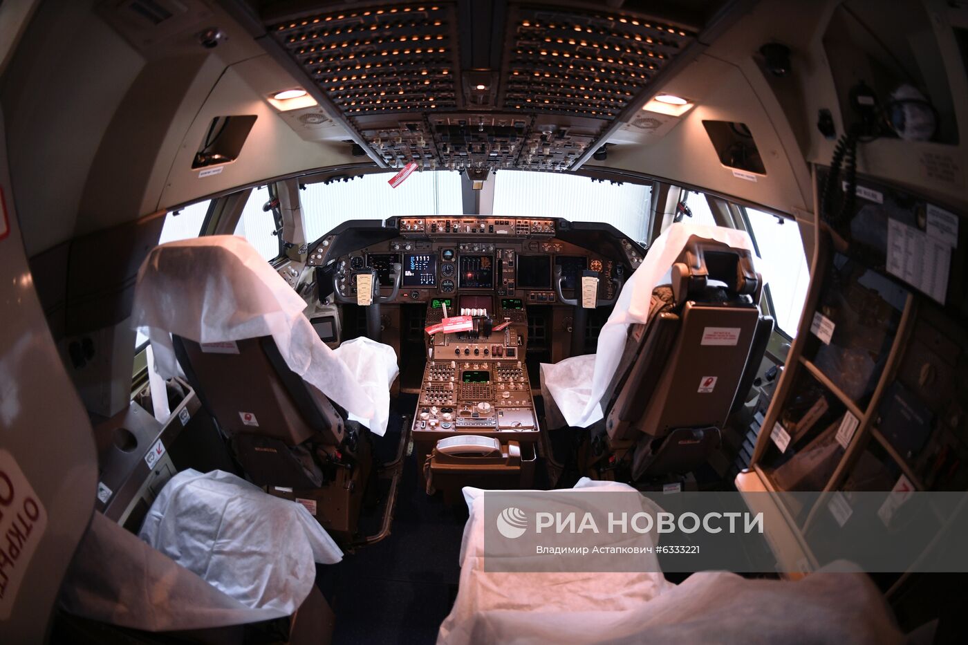 Презентация нового ангарного комплекса для техобслуживания самолетов "Аэрофлота" в Шереметьево