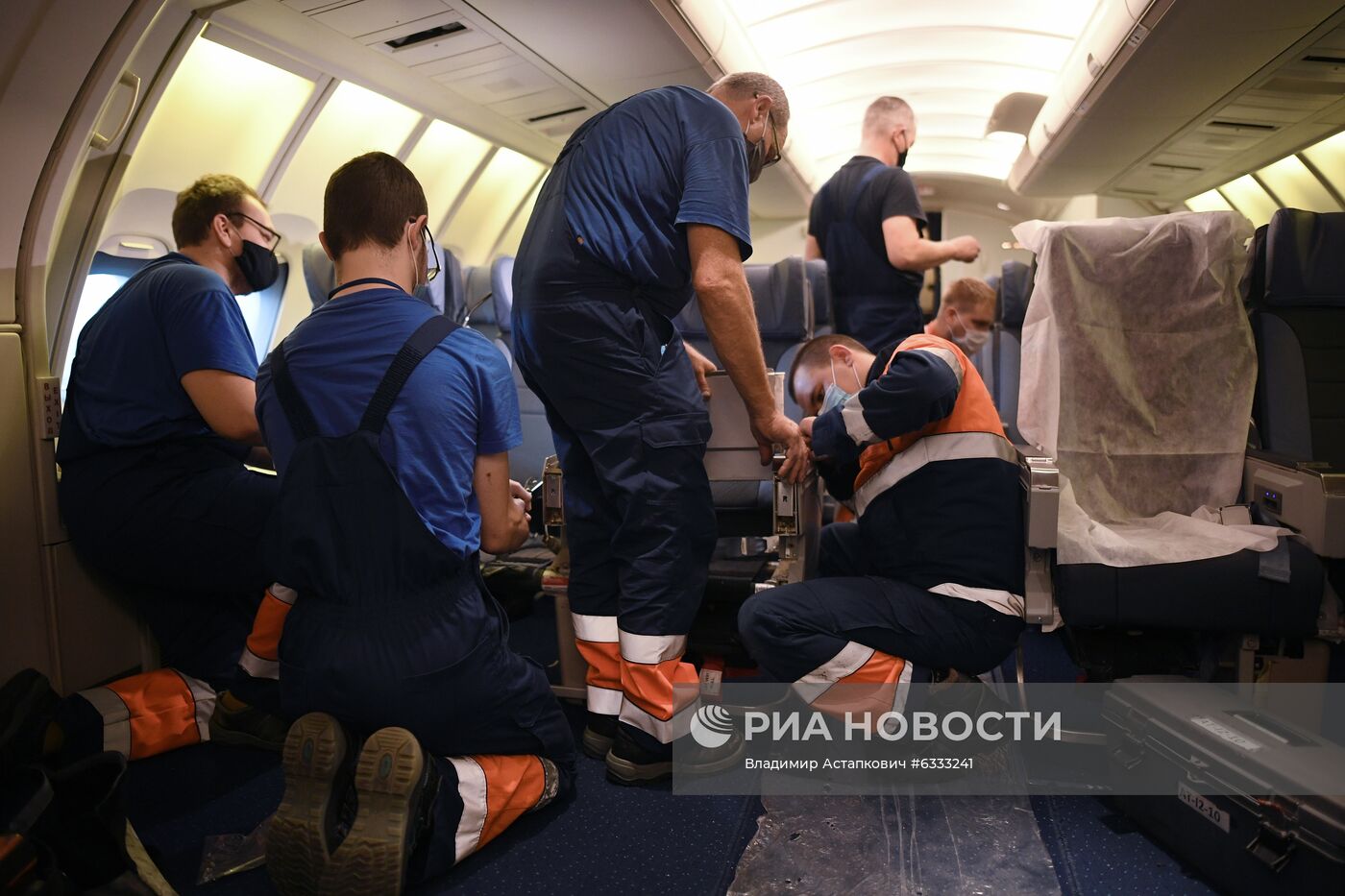 Презентация нового ангарного комплекса для техобслуживания самолетов "Аэрофлота" в Шереметьево