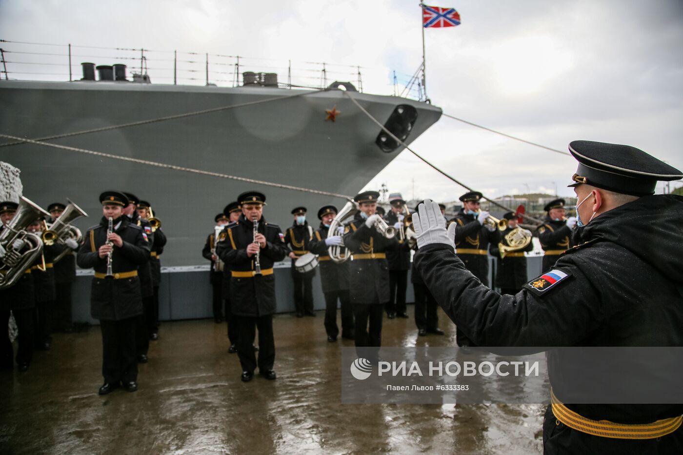 Прибытие фрегата "Адмирал флота Касатонов" в Североморск