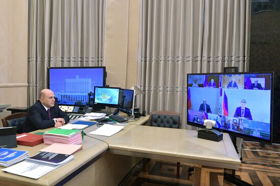 Премьер-министр РФ М. Мишустин провел заседание правительства РФ