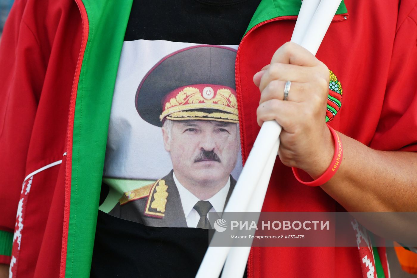 Акция в поддержку действующей власти в Минске