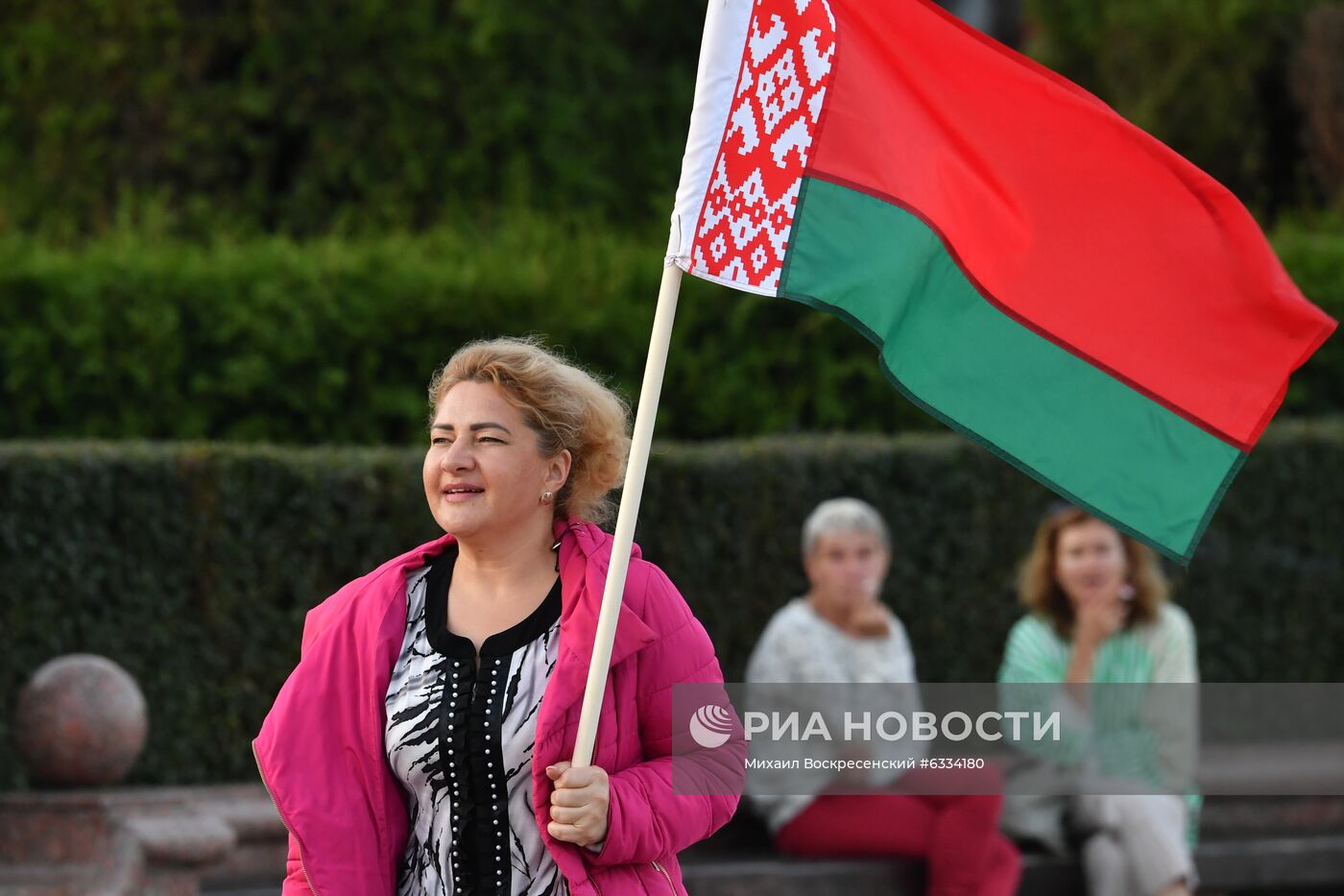 Акция в поддержку действующей власти в Минске