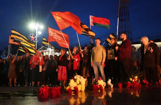 Акция в поддержку действующей власти в Минске