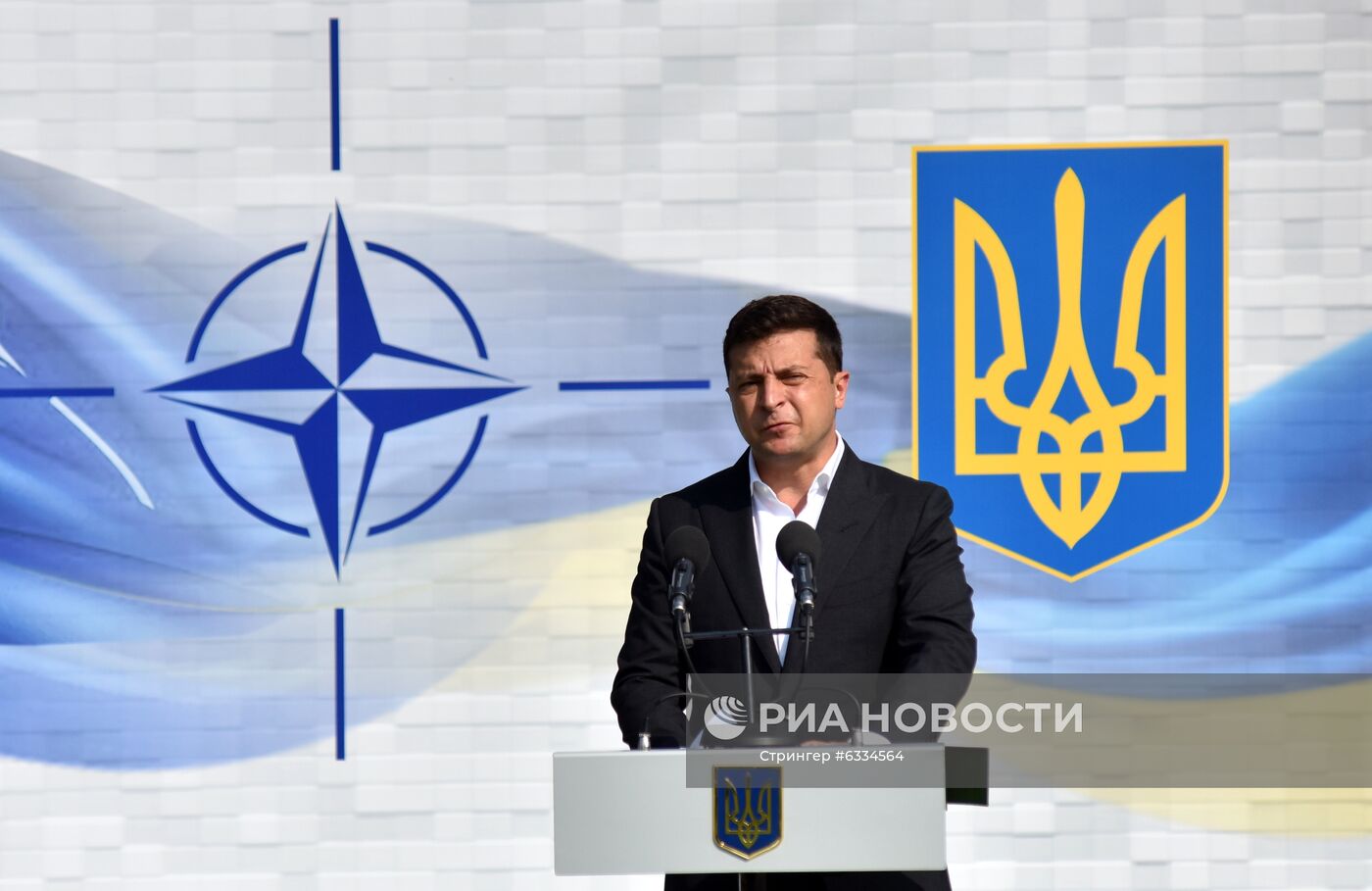 Открытие военных учений Rapid Trident-2020 на Украине