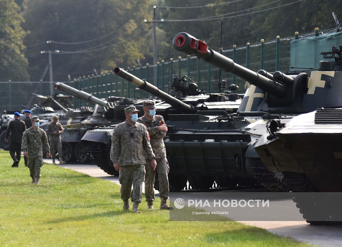 Открытие военных учений Rapid Trident-2020 на Украине